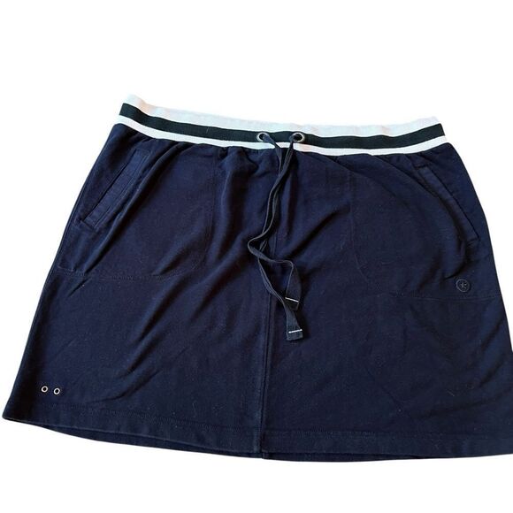 Converse 2 piece navy and white tank top and Mini Skirt XL - Picture 3 of 13